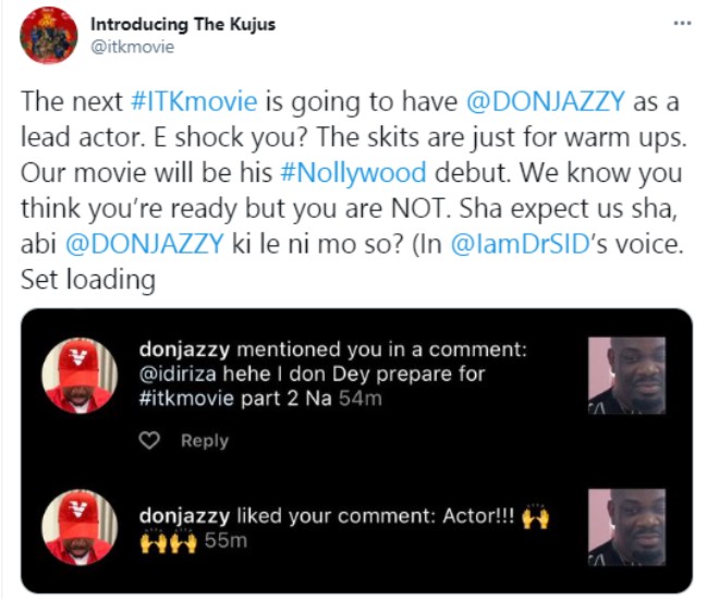 Don Jazzy makes Nollywood debut in ‘Introducing The Kujus’