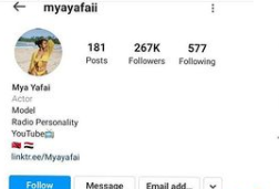 Mya Yafai, Davido's new gf deletes all her photos and deactivates her Instagram account after photos of her kissing the singer went viral