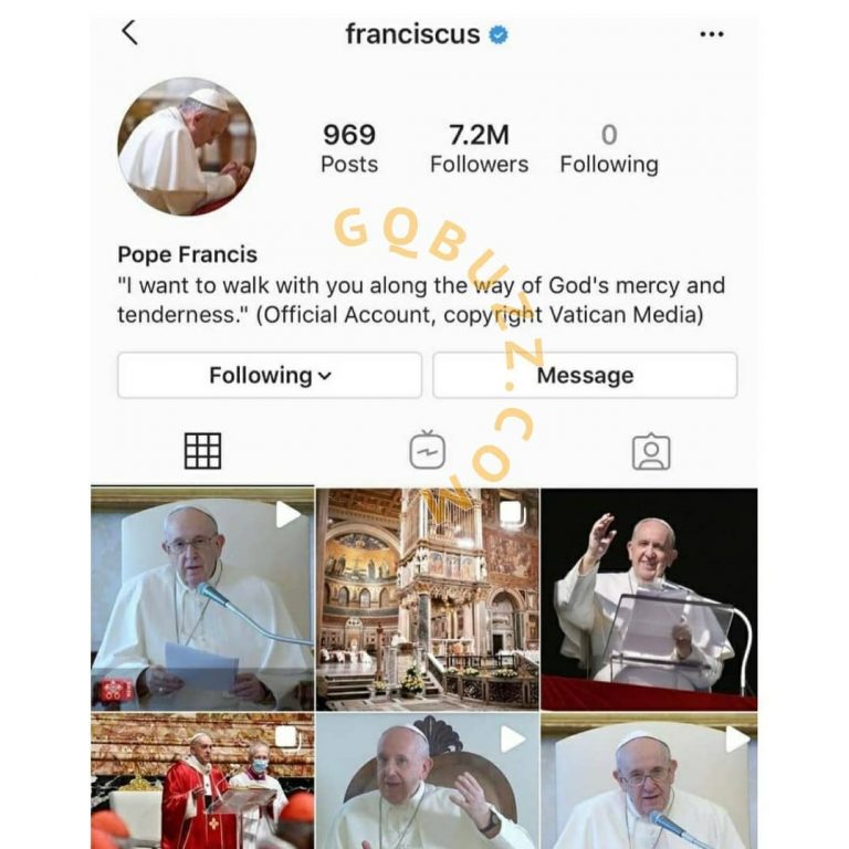 Pope Francis Caught LIKING Boooty Photo On Instagram (See Evidence)