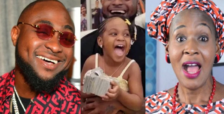 Kemi Olunloyo attacks Davido for buying his daughter a costly diamond necklace