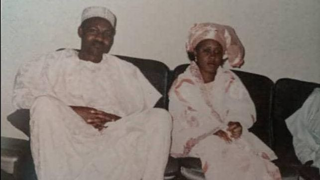 Amazing throwback photo of President Buhari and his wife Aisha