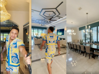 Power star, Rotimi shows off a magnificent rented home where his fiancee, 16 of his best friends, and family members will be spending 6 days with him to celebrate his album (video)