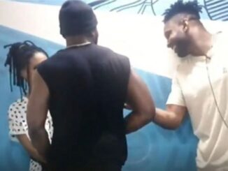 #BBNaija: Watch moment Angel grabbed Pere’s pen!s on TV during truth or dare