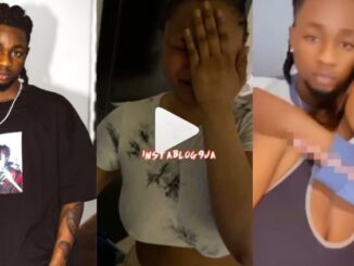 Girls in tears after Omah Lay shares romantic moment with his girlfriend(Video