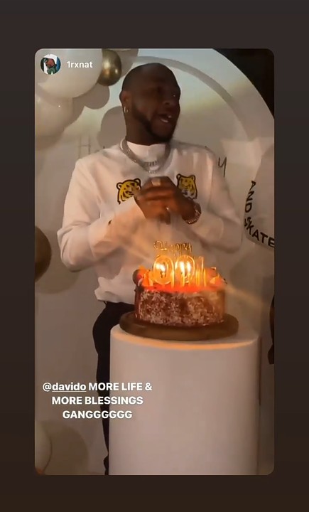Photos: Davido hangs out with daughter, friends for his 26th birthday