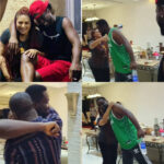 PSquare Reconciliation: Jude and Paul Okoye hugs, shake their sister in-law, Lola (video)