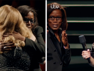 Singer Adele bursts into tears on stage after surprise by English teacher who made an impact in her life (video)