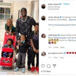 P Square Reconciliation: Peter Okoye takes brother, Paul’s kids out on shopping in the US (Video)
