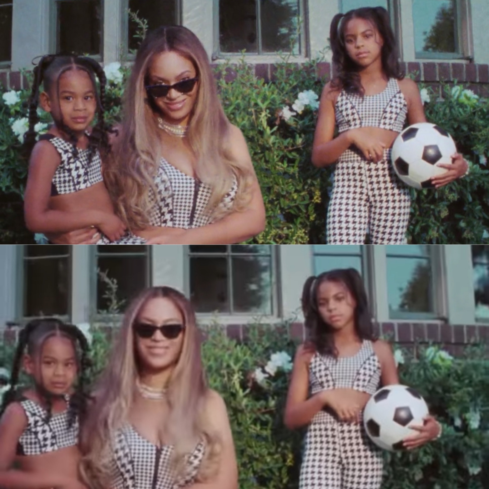 Beyonce shares video of her daughters, Blue Ivy and Rumi Carter (video