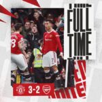 EPL: Manchester United vs Arsenal 3-2 – Highlights Download