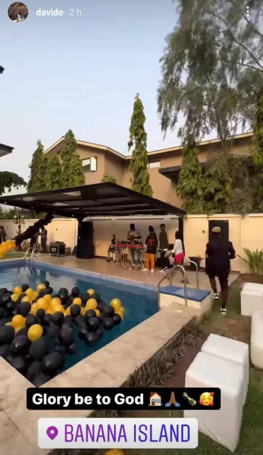 Best photos and video of singer Davido's new Banana Island house (video)