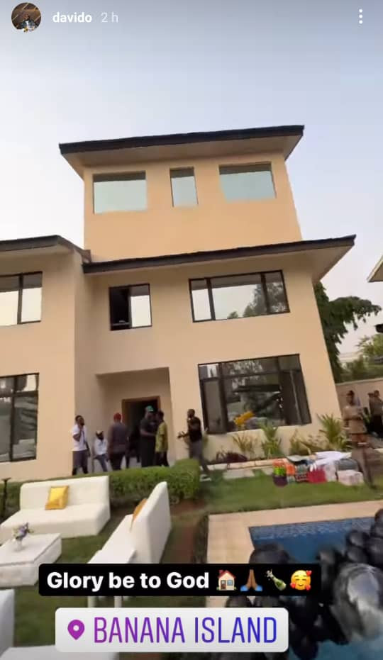 Best photos and video of singer Davido's new Banana Island house (video)