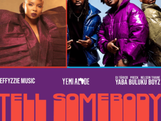Download: Yemi Alade – Tell Somebody ft. Yaba Buluku Boyz MP3