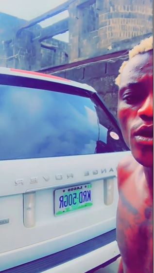 Portable In Tears After Getting Range Rover Car As Gift, Days After Receiving First Car (Video)