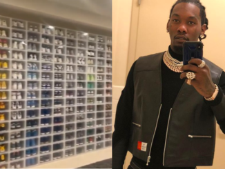 American rapper, Offset shows off his massive Sneaker collection (video)