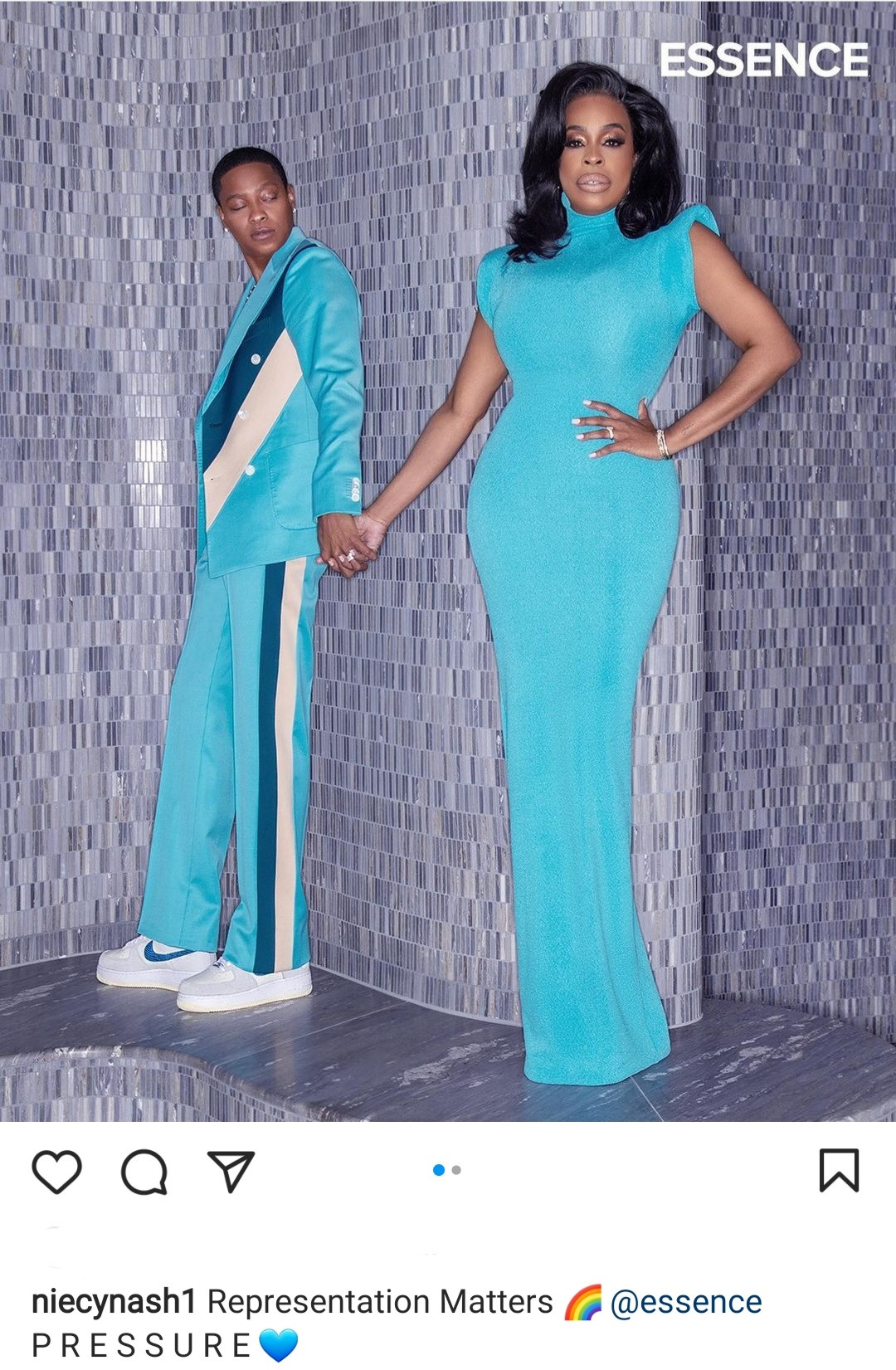 Niecy Nash and partner Jessica Betts make history as first queer couple on Essence cover