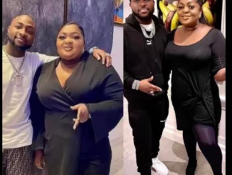 Eniola Badmus shares her before and after image with Davido as he loses weight completely
