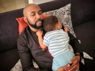 Banky W shares photos of his first son says "The boy looks like milk and honey"