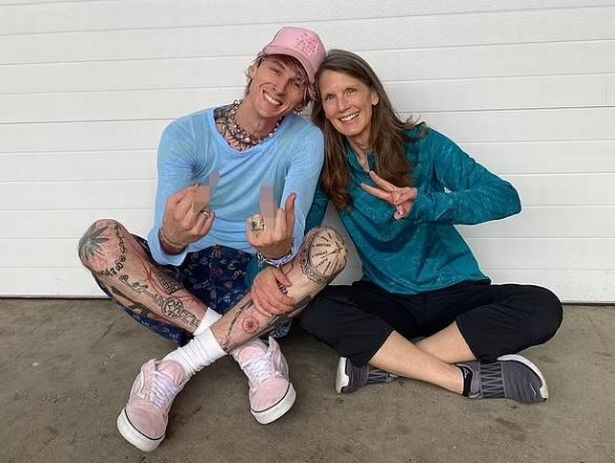 Machine Gun Kelly Has Shared A Sweet Snap Of Him Alongside His Mum To Instagram.