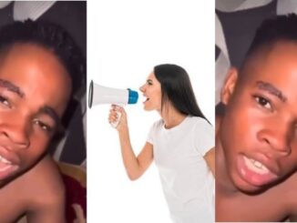 White woman protests angrily after being scammed by Yahoo Boy In New video