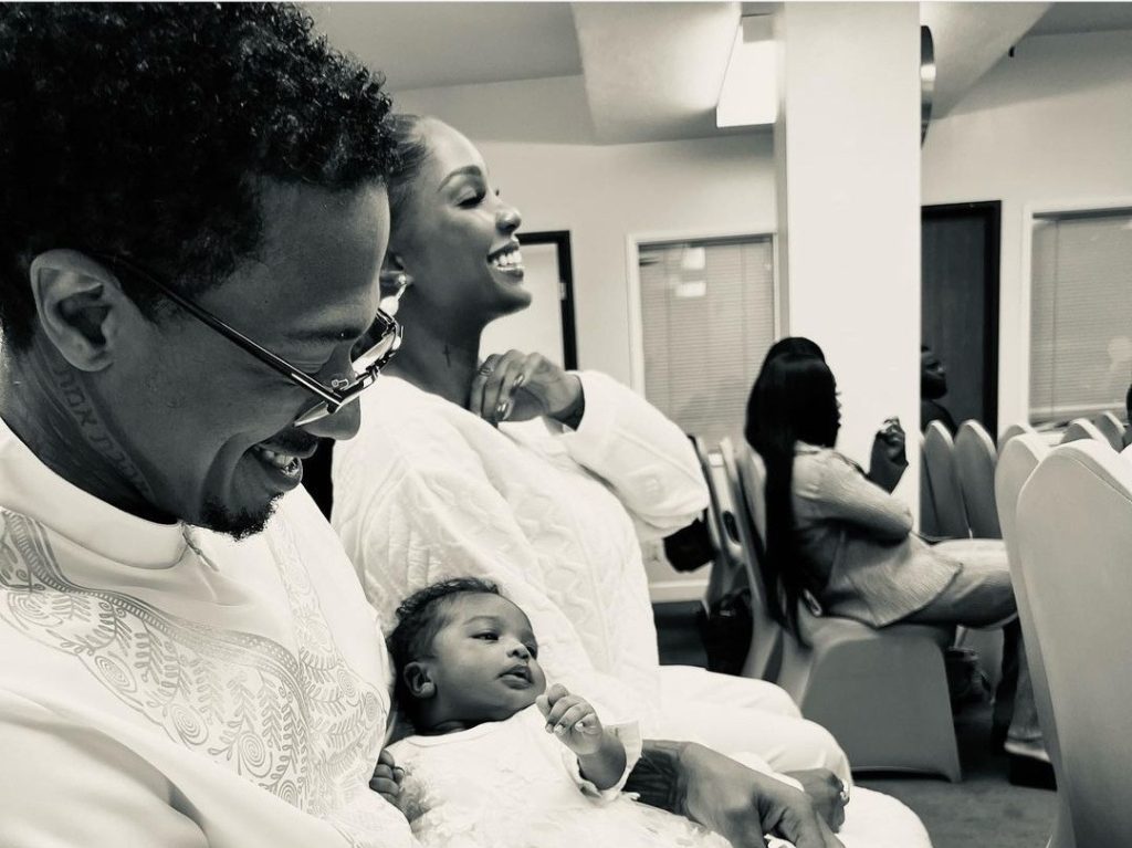 Best Photos Of Nick Cannon and LanNisha Cole child dedication in Church