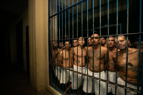 See the 'world’s most criticized prison' in El Salvador housing 4,000 tattooed gangsters who will never go home (photos)