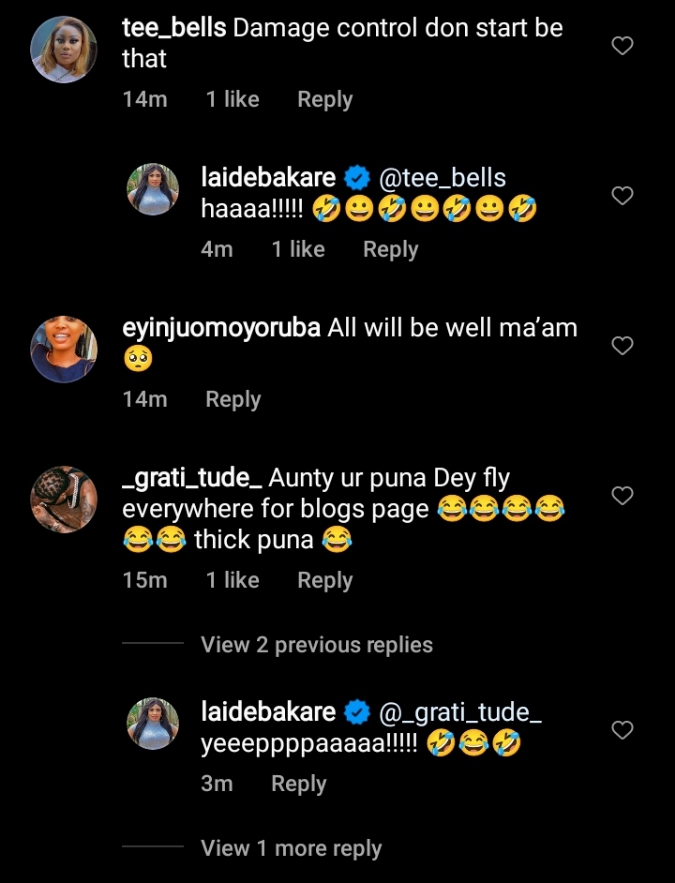 Actress, Laide Bakare breaks silence amid alleged leaked tape scandal