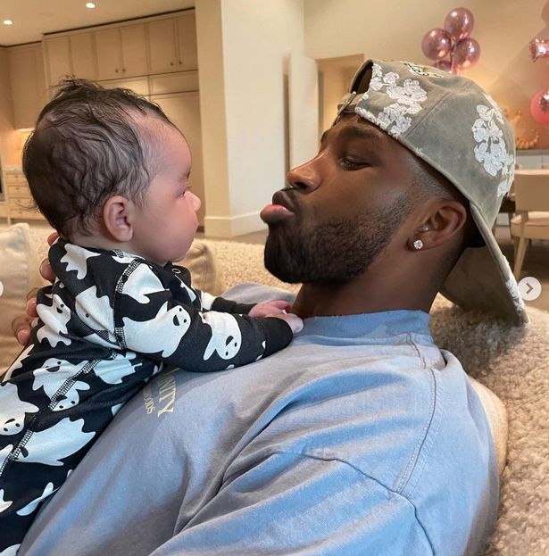 Khloe Kardashian Gives First Look At Son’s Face In Sweet Post For “Baby Daddy” Tristan